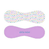 Polka dots lila Mädchen regieren Brauch-Baseball Baseball (Paneele)