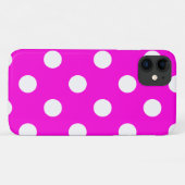 Polka dots magenta #FF00DC Case-Mate iPhone Case (Rückseite (Horizontal))