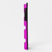 Polka dots magenta #FF00DC Case-Mate iPhone Hülle (Hinten/Links)