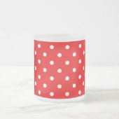 Polka dots mattglastasse (Mittel)