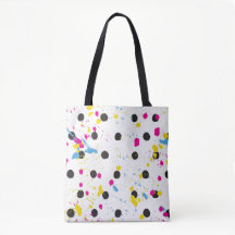 Polka dots mehrfarbige, schlichte Tasche Tasche