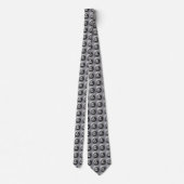 Polka Dots Metallic Nieten Stil Krawatte (Rückseite)