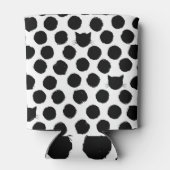 Polka Dots mit Katzengesichtern: Spielerisch Vinta Dosenkühler (Rückseite)