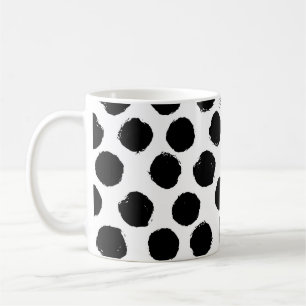 Polka Dots mit Katzengesichtern: Spielerisch Vinta Kaffeetasse