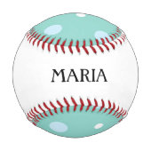 Polka Dots mit Namen Baseball (Rückseite)