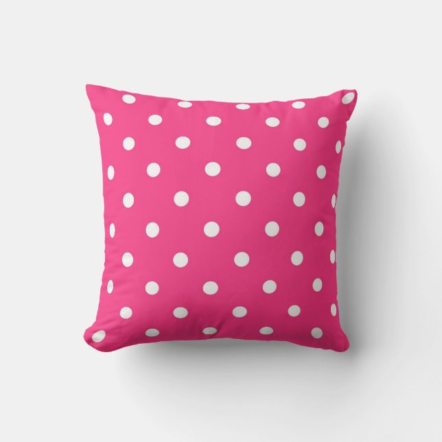 Polka Dots mit rosa Kissen (Vorderseite)