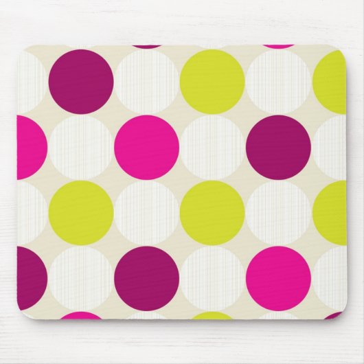 Polka Dots Mouse Pad Mousepad (Vorne)