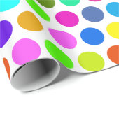 Polka Dots Muster gefärbt + Ihr Backgr. Idee Geschenkpapier (Rolleneckpunkt)