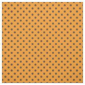 Polka Dots Muster Orange und Braun Stoff (Muster)
