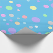 Polka Dots Muster Pastel Polka Dots Geschenkpapier (Ecke)