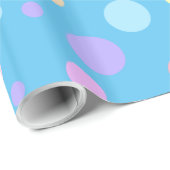 Polka Dots Muster Pastel Polka Dots Geschenkpapier (Rolleneckpunkt)