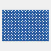 Polka dots Muster Weihnachtswrapping Paper Sheets Geschenkpapier Set (Vorderseite 3)
