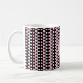 Polka dots n Stripes Mit Monogramm Tasse (Links)