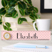 Polka Dots Namensplakette