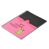 Polka Dots, Niedliche Froggy-Motivierend Nachricht Notizblock (Linke Seite)