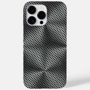 Polka Dots on Metal Plate 01x4 Black BG Case-Mate iPhone 14 Pro Max Hülle