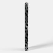 Polka Dots on Metal Plate 01x4 Black BG Case-Mate iPhone Hülle (Rückseite / Rechts)