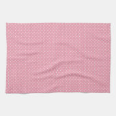Polka Dots on Pink Pattern Geschirrtuch (Horizontal)