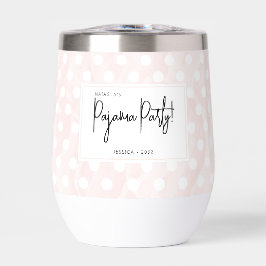 Polka Dots Pajama Brautparty Wasserflasche