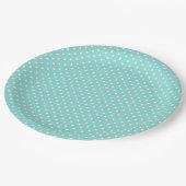 Polka Dots Pappteller (Schrägansicht)