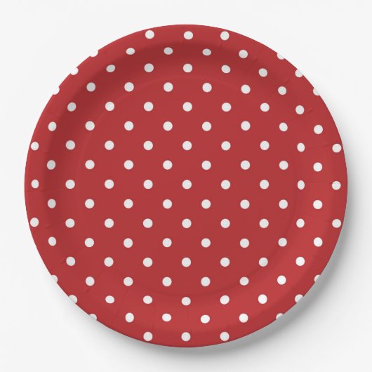 Polka Dots Pappteller (Vorderseite)