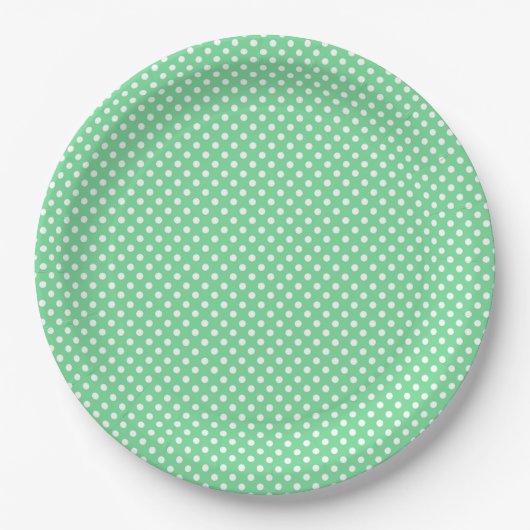Polka Dots Pappteller (Vorderseite)