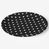 Polka Dots Pappteller (Schrägansicht)