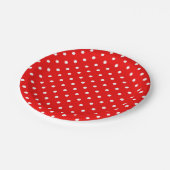 Polka dots pappteller (Schrägansicht)
