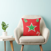 Polka Dots Pattern - Doppelseitenprint in doppelte Kissen (Stuhl )