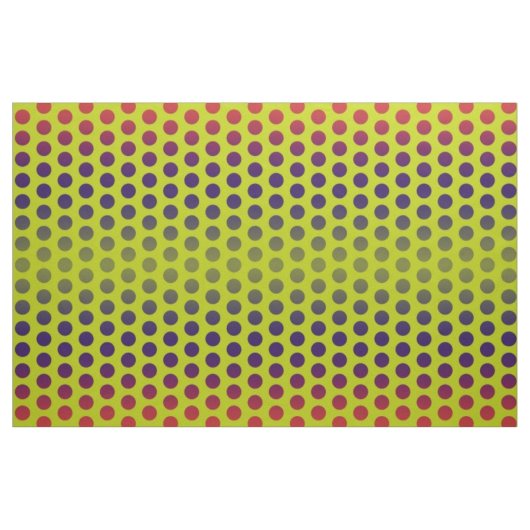 Polka Dots Pattern grün rot blau + Ihre Ideen Stoff (Yard (91,4 cm))