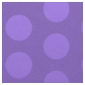 Polka Dots Pattern Veilchen + Ihre Ideen Stoff (Nahaufnahme)