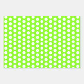 Polka Dots Perky Muster Bright Colors Geschenkpapier Set (Vorderseite)