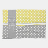Polka Dots Personalisiert Kitchen Handtücher (Horizontal)