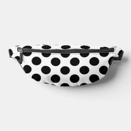 Polka Dots, Polka Dot Pattern, Schwarz und Weiß Bauchtasche