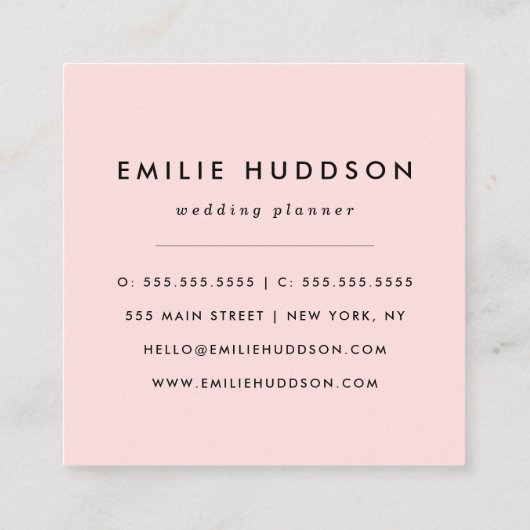 Polka Dots, Polka Dot Pattern, Schwarz und Weiß Quadratische Visitenkarte (Rückseite)