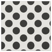 Polka Dots, Polka Dot Pattern, Schwarz und Weiß Stoff (Nahaufnahme)