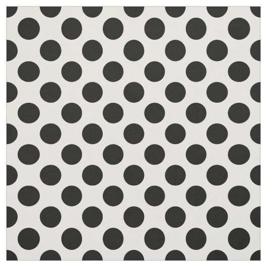 Polka Dots, Polka Dot Pattern, Schwarz und Weiß Stoff (Muster)