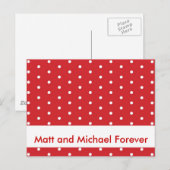 Polka Dots Postcard Postkarte (Vorne/Hinten)