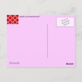 Polka dots postkarte (Rückseite)