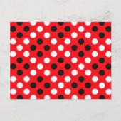 Polka dots postkarte (Vorderseite)