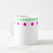 polka dots punktiert gepunktet kaffeetasse (Vorderseite Links)