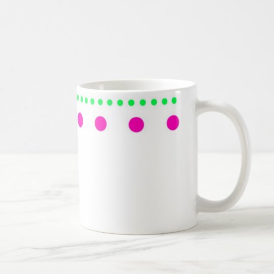 polka dots punktiert gepunktet kaffeetasse