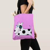 Polka Dots Puppy Tote Bag Tasche (Von Nahem)