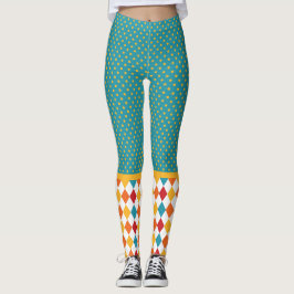 Polka Dots & Raute Leggings