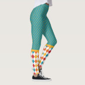 Polka Dots & Raute Leggings (Rechts)