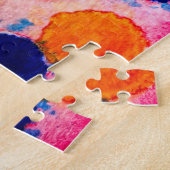 Polka dots Regenbogenwasserklon Puzzle (Seite)