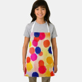 Polka dots Regenbogenwasserklon Schürze (Insitu)