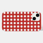 Polka dots Retro-Stil iPhone / iPad Gehäuse Case-Mate iPhone Hülle (Rückseite (Horizontal))