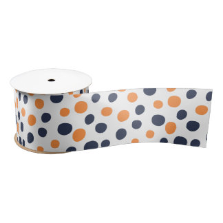 Polka Dots Satin Ribbon Satinband