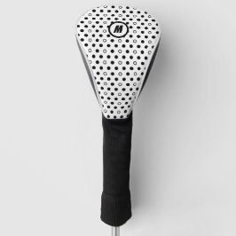 Polka Dots Schwarz-Weiß Ursprünge Golf Headcover
